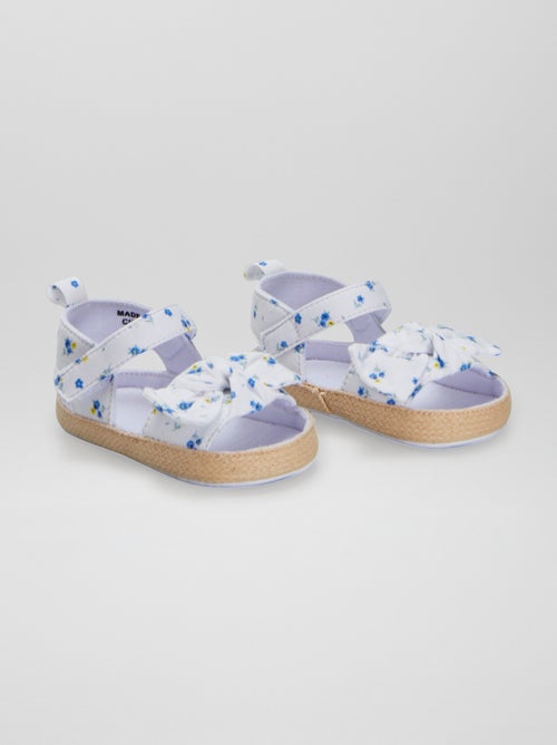 Sandalen met bandjes en bloemenprint - Kiabi