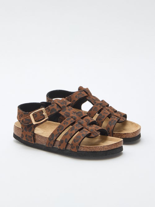 Sandalen met drie bandjes - Kiabi