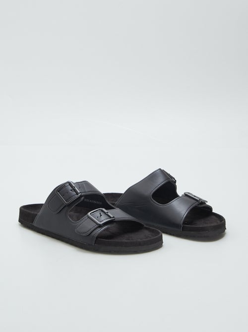 Sandalen met dubbel riempje - Kiabi