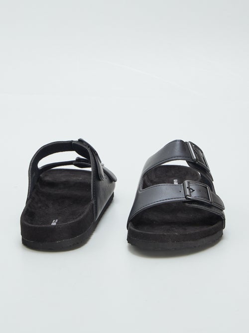 Sandalen met dubbel riempje - Kiabi