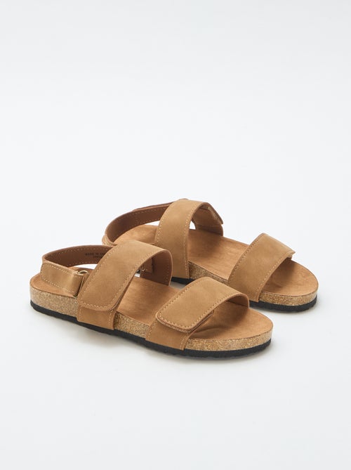 Sandalen met dubbele klittenbandsluiting - Kiabi