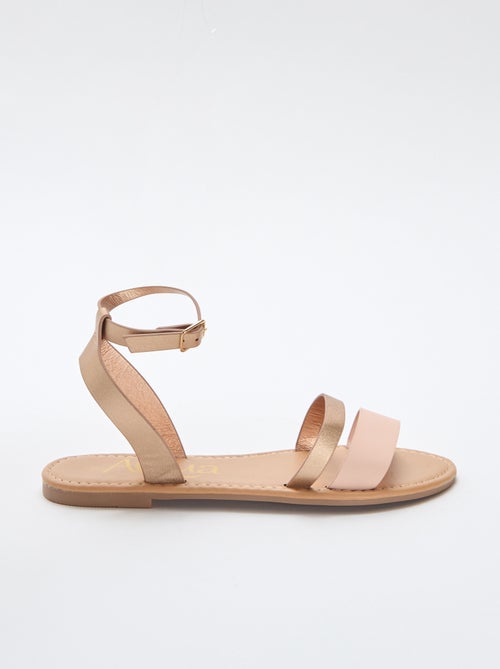 Sandalen met enkelbandje - Kiabi