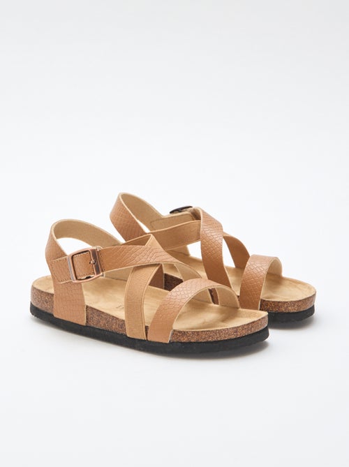 Sandalen met gekruiste bandjes - Kiabi