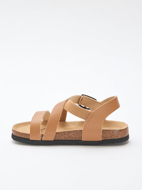 Sandalen met gekruiste bandjes - Kiabi