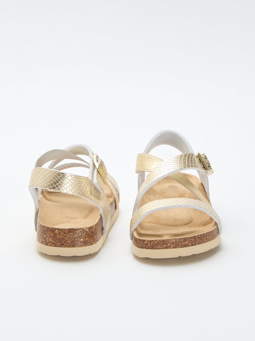Sandalen met gekruiste bandjes - Kiabi