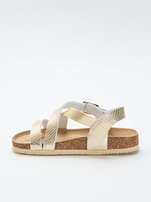Sandalen met gekruiste bandjes - Kiabi