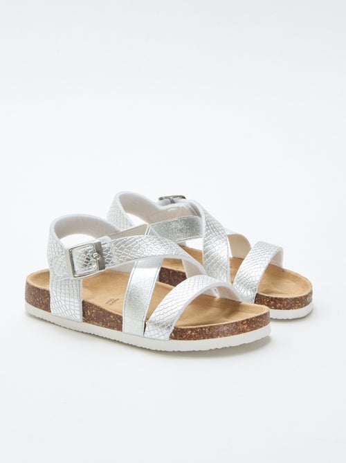Sandalen met gekruiste bandjes - Kiabi