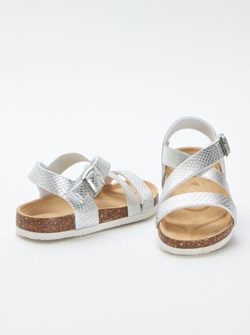 Sandalen met gekruiste bandjes - Kiabi