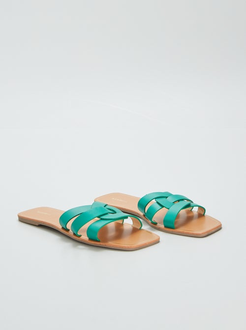 Sandalen met gekruiste bandjes - Kiabi
