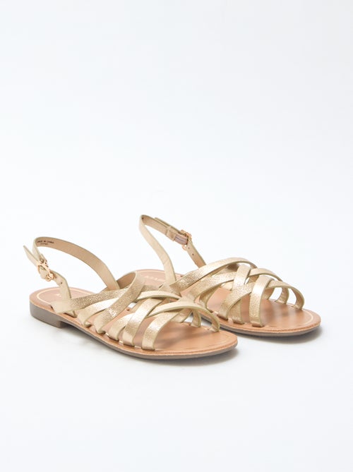Sandalen met gespbandjes - Kiabi