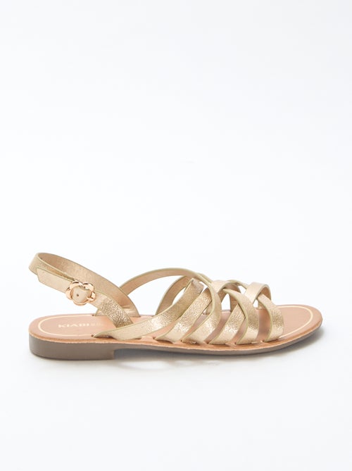 Sandalen met gespbandjes - Kiabi
