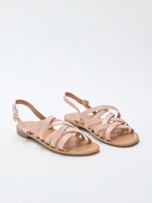 Sandalen met gespbandjes - Kiabi