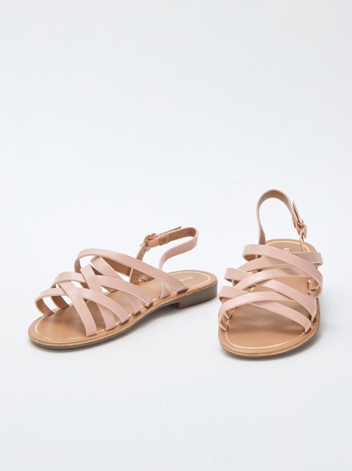 Sandalen met gespbandjes - Kiabi