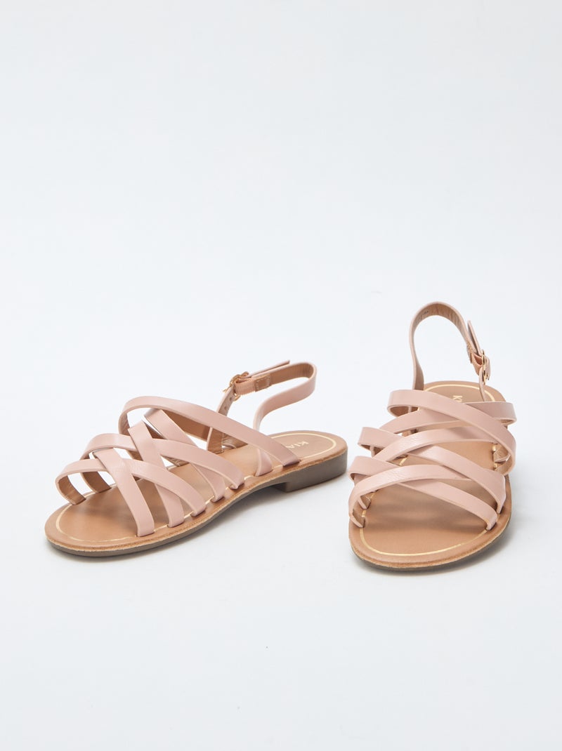 Sandalen met gespbandjes Rose - Kiabi