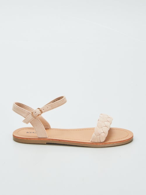 Sandalen met gevlochten bandje - Kiabi