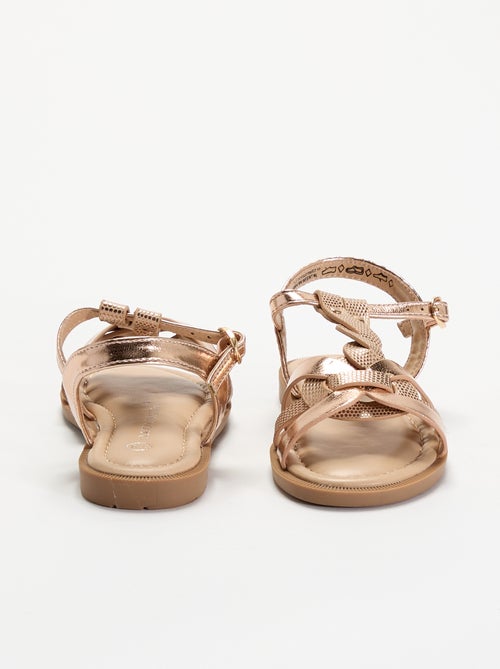 Sandalen met gevlochten bandjes - Kiabi