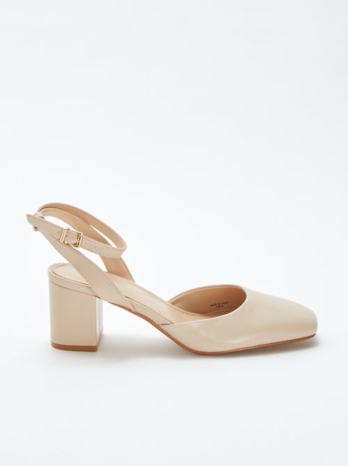 Sandalen met hak | Mary Janes-model - Kiabi