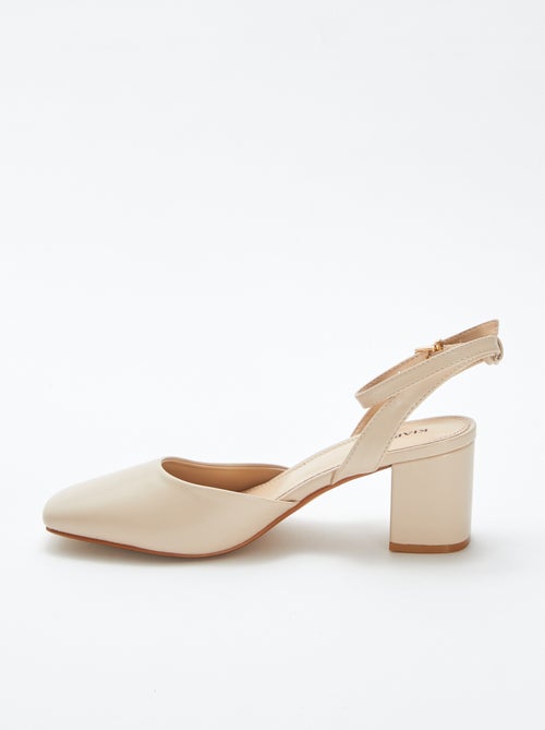 Sandalen met hak | Mary Janes-model - Kiabi