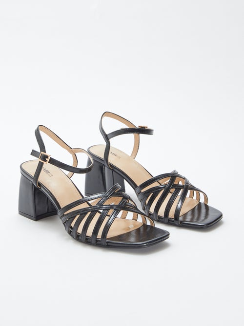 Sandalen met hak - Kiabi