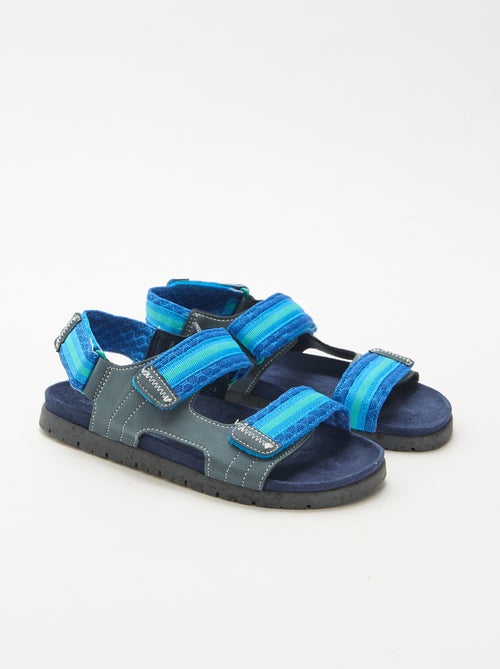 Sandalen met klittenband - Kiabi