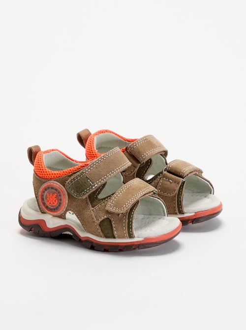 Sandalen met klittenband - Kiabi