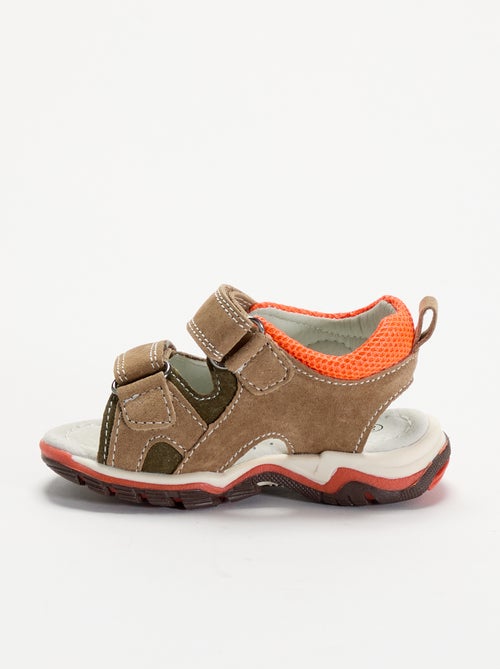 Sandalen met klittenband - Kiabi