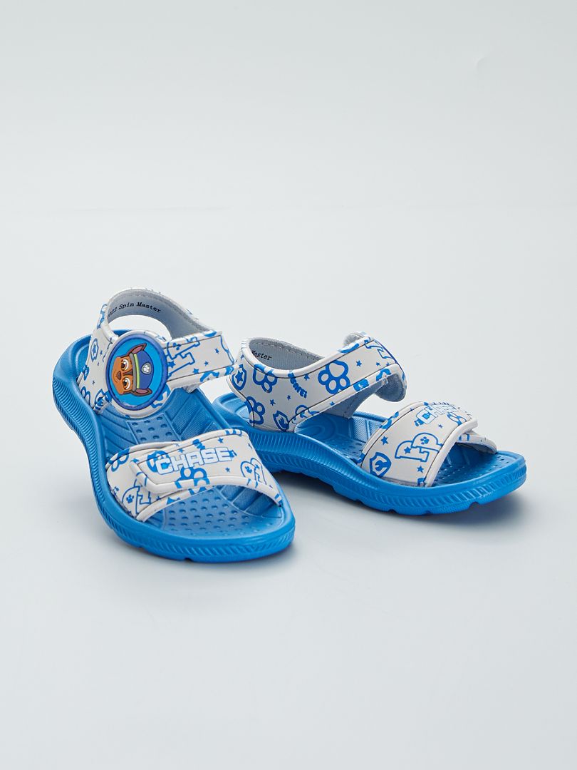 Sandalen met klittenband en PAW-patrol-print blauw - Kiabi