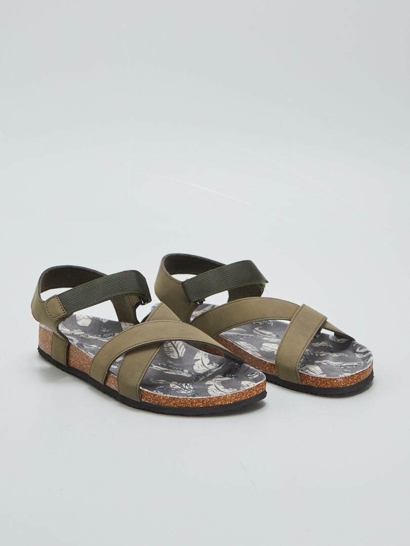 Sandalen met klittenband