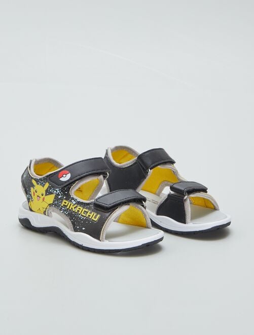 Sandalen met klittenband 'Pikachu' - Kiabi