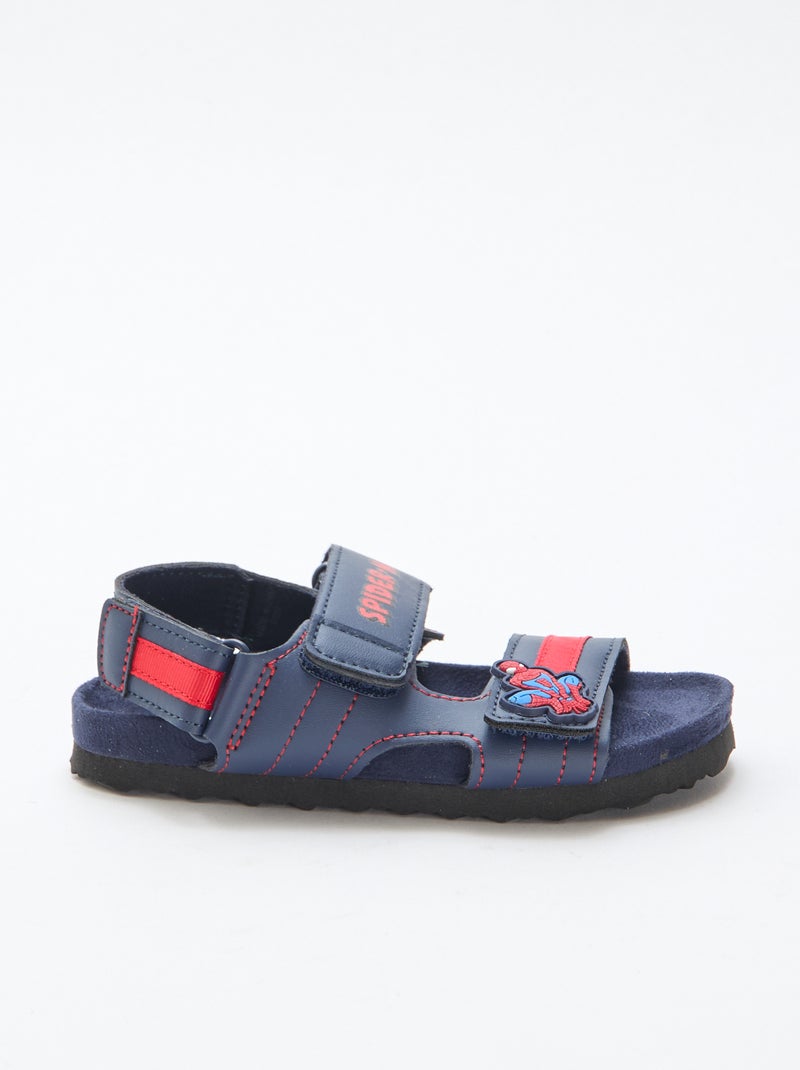 Sandalen met klittenband 'Spider-Man' Blauw - Kiabi