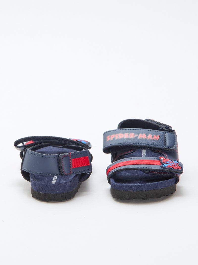 Sandalen met klittenband 'Spider-Man' Blauw - Kiabi
