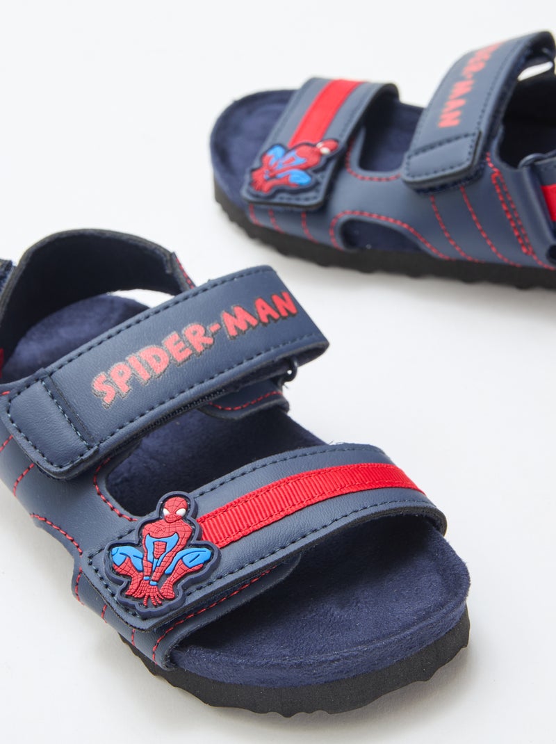 Sandalen met klittenband 'Spider-Man' Blauw - Kiabi