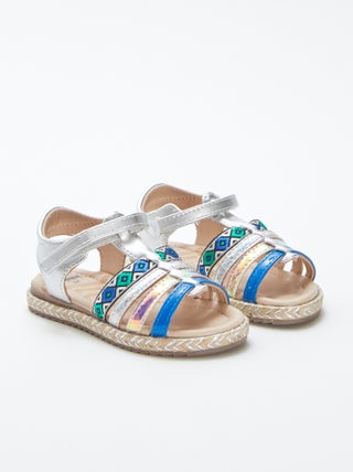 Sandalen met riempjes