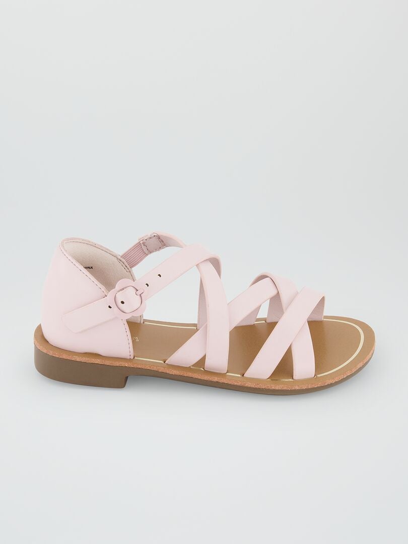 Sandalen met riempjes HO_PINK - Kiabi