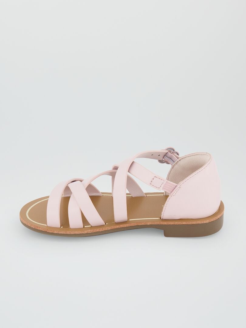 Sandalen met riempjes HO_PINK - Kiabi