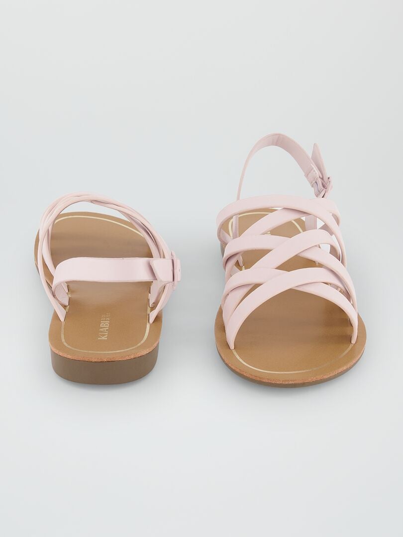 Sandalen met riempjes HO_PINK - Kiabi