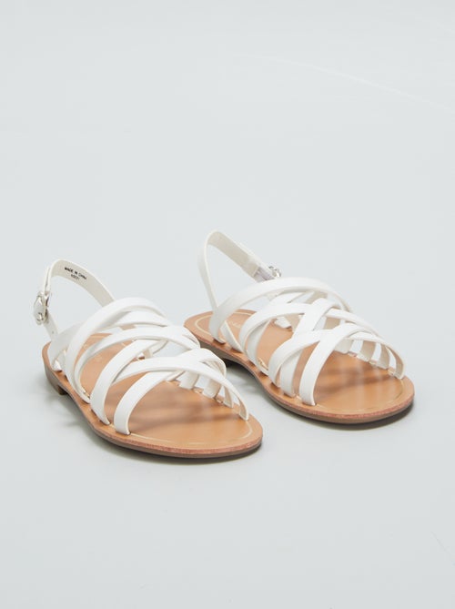 Sandalen met riempjes - Kiabi