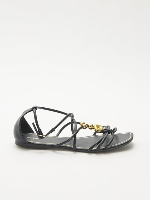Sandalen met sieraden - Kiabi