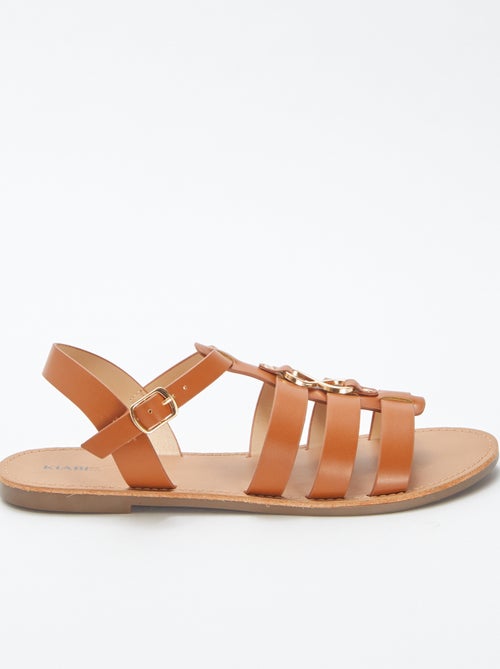 Sandalen met sierdetail - Kiabi