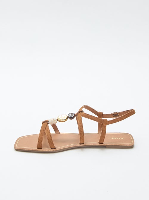 Sandalen met sierlijke details - Kiabi