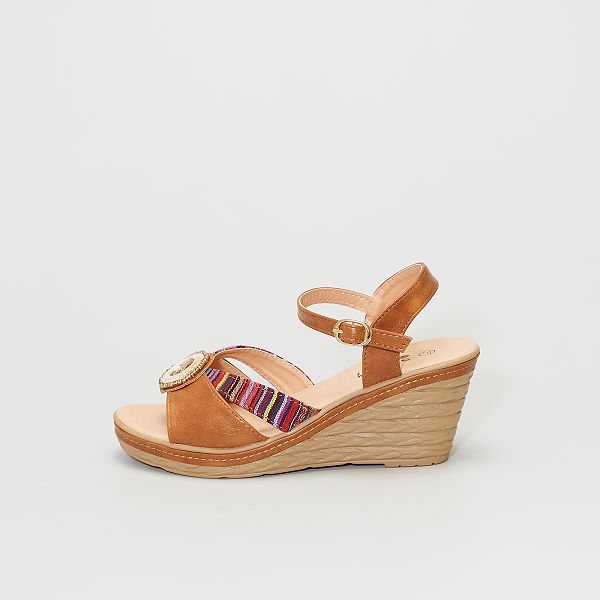 SHEIN Schoenen met sleehak en bloemenprint - Schoenen.nl