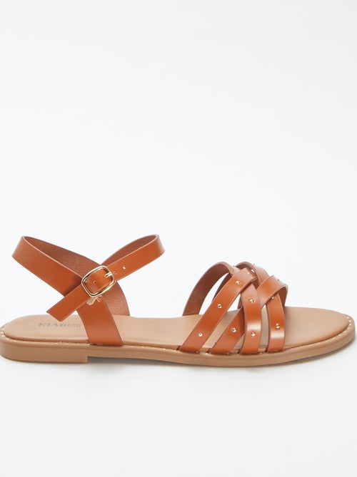 Sandalen met studs op de riempjes - Kiabi