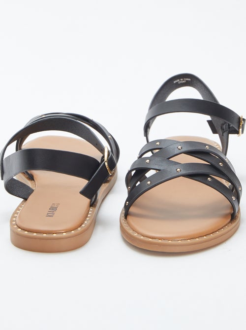 Sandalen met studs op de riempjes - Kiabi