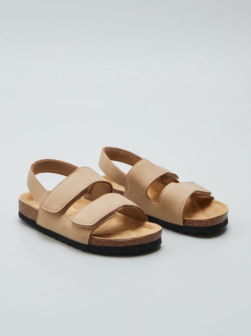 Sandalen met twee klittenbanden - Kiabi