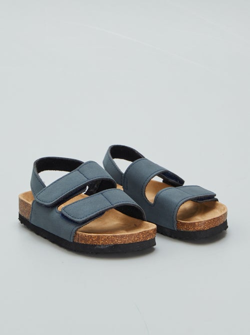 Sandalen met twee klittenbanden - Kiabi