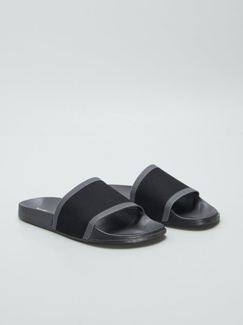Sandalen van opengewerkte stof - Kiabi