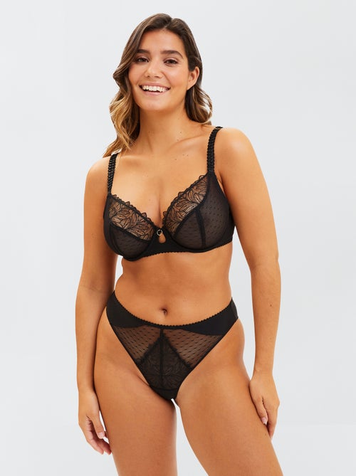 'Sans Complexe' - Kanten tangaslip - Kiabi