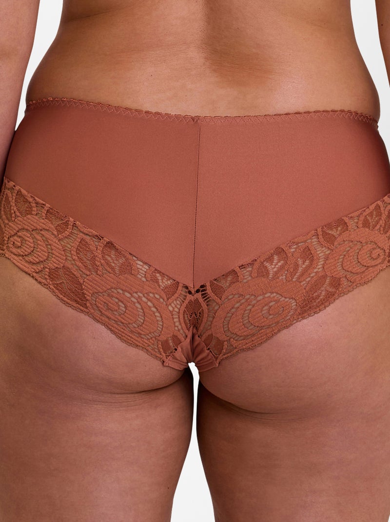 Sans complexe | Hipster van microvezel en kant ORANJE - Kiabi