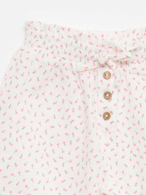 Sarouelbroek van katoenen jerseytricot - Kiabi