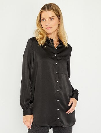 Satijnachtige blouse - Kiabi